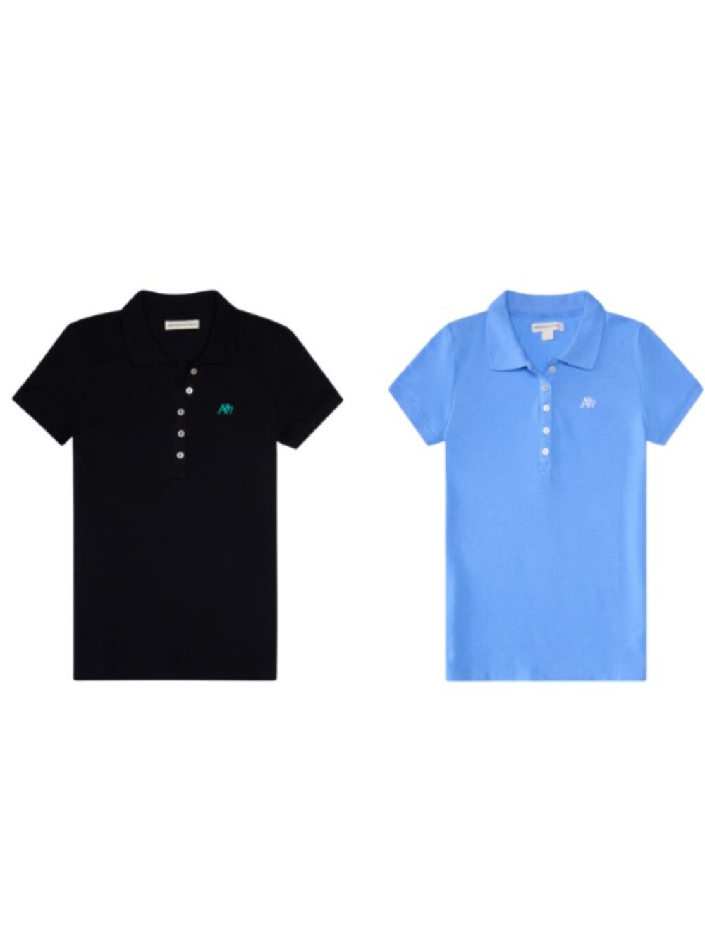Aeropostale A87 Piqué Polo Blue Wish/Black Fox